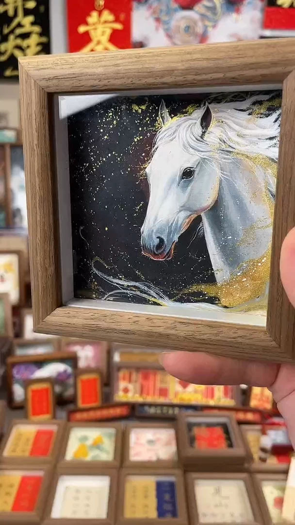 国画纯手绘书法绘画作品