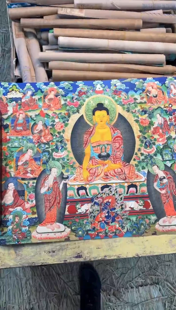 卷轴画周总精选专属链接啊啊啊 A-046 释迦摩尼