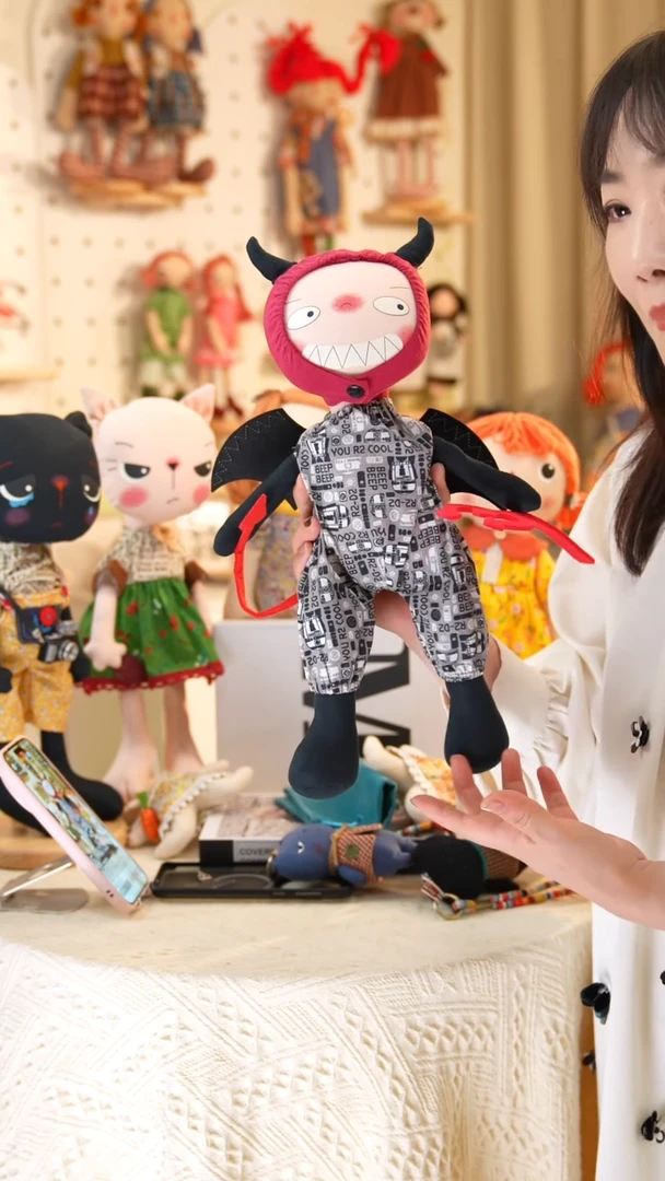 棉设计师款—小恶魔摆件