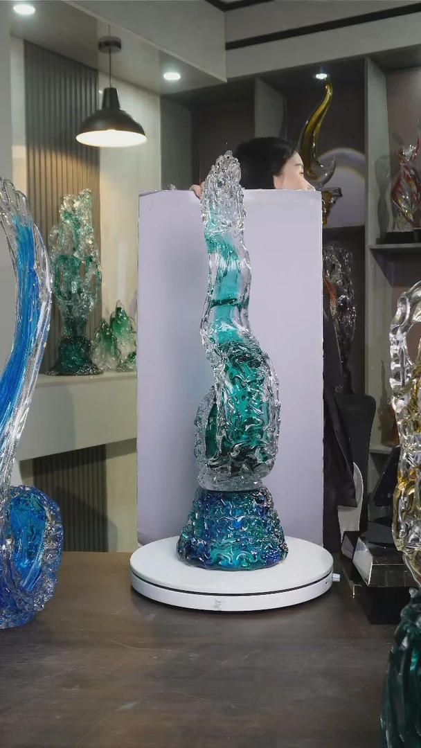 琉璃定制海洋蓝海浪风生水起