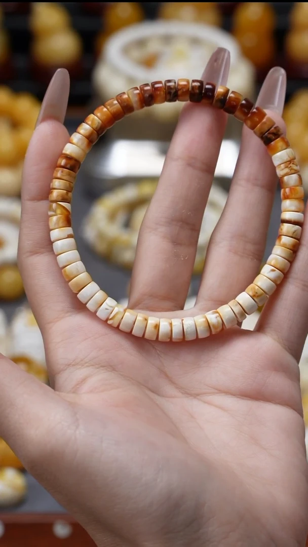 手链琥珀未镶嵌原矿天然琥珀蜜蜡