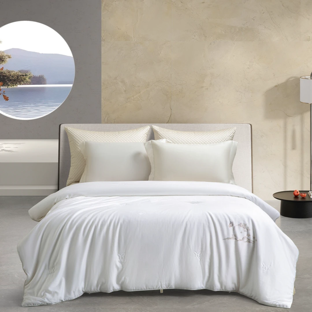 MEILUO/美罗家纺蝶柔桑蚕丝冬被200×230cm