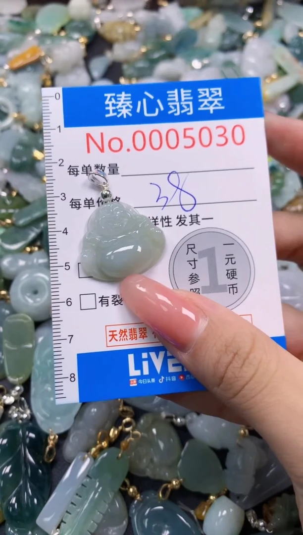 翡翠未镶嵌颈饰5030