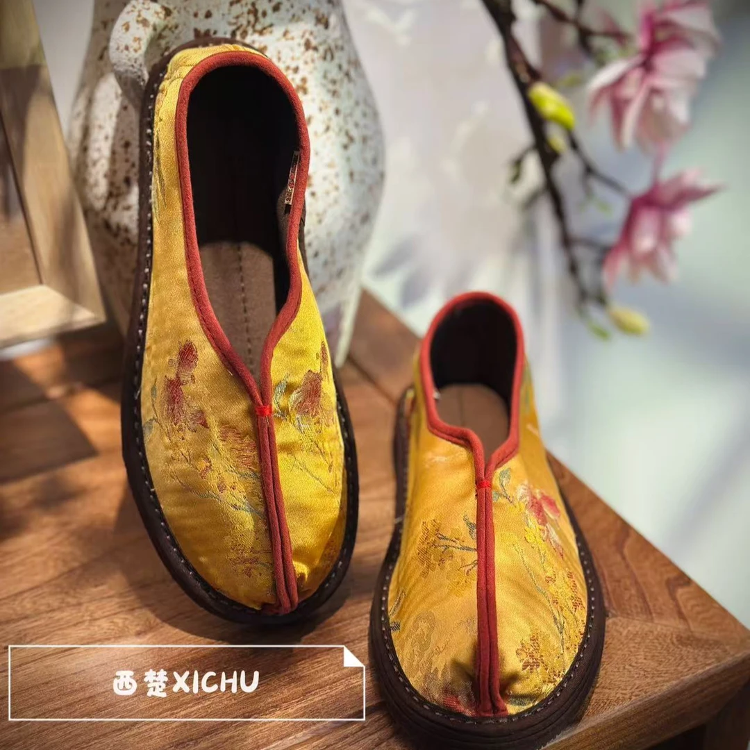 西楚XICHU2025春上新【金鳞】手工千层底布鞋新中式中国风