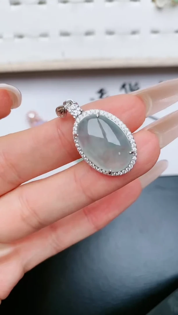 翡翠戒指银S925镶嵌....