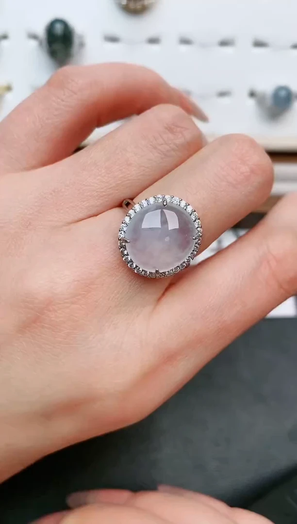 【闪购商品】翡翠戒指银S925镶嵌....