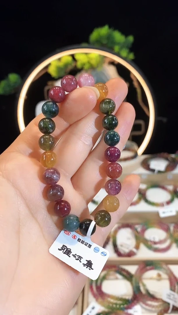 手串未镶嵌碧玺 G2413素圈颜色微差