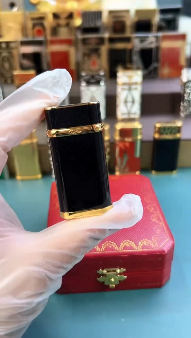 纯铜卡地亚黑漆洒金