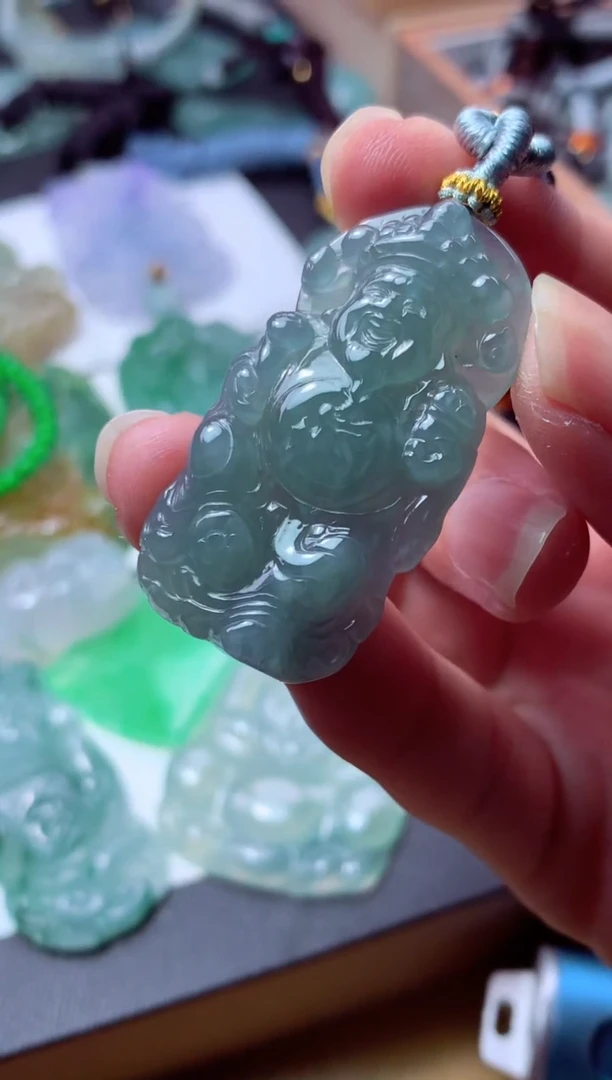 翡翠未镶嵌颈饰天然翡翠