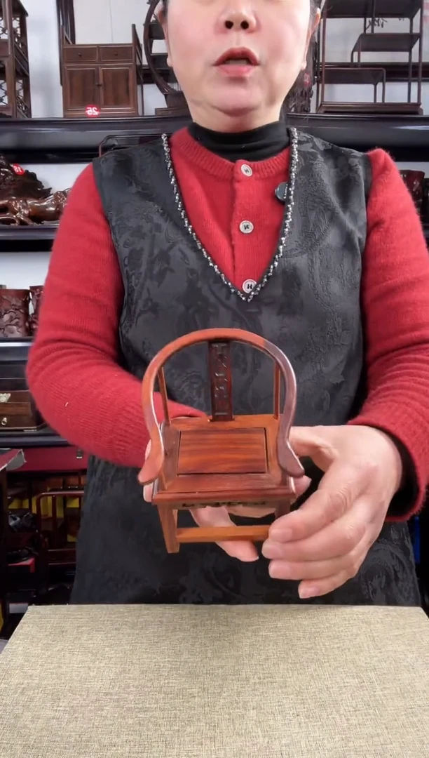 木红圈椅1个老李红木工艺品