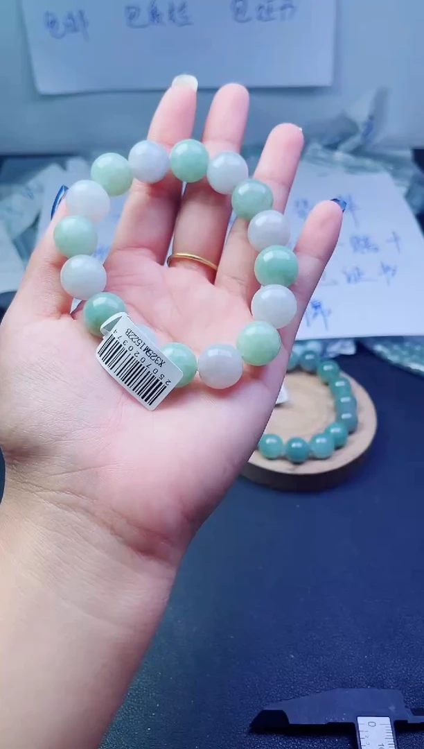 未镶嵌定制翡翠珠串