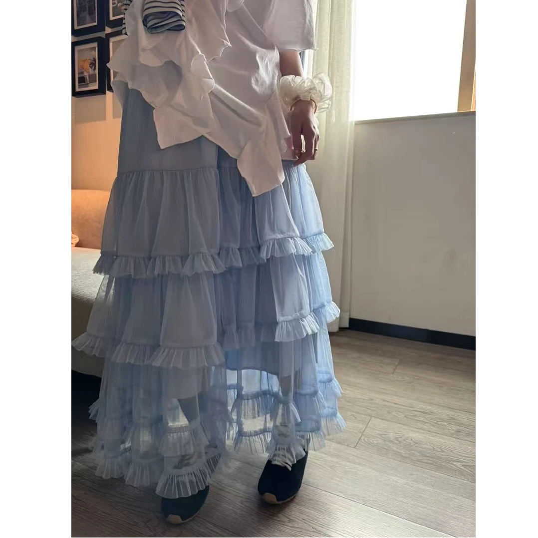 王美丽本丽-no退no换 谨慎下单3177松紧腰蛋糕半身裙