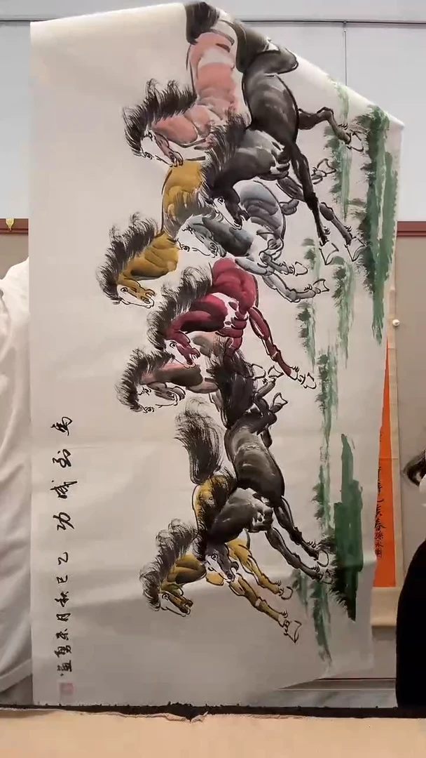 书法j朱老师国画作品一件
