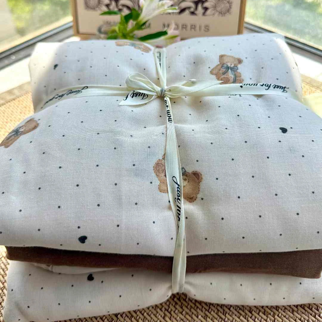 云缦【全棉双层纱】100%棉全棉双层纱四件套亲肤柔软A类母婴级