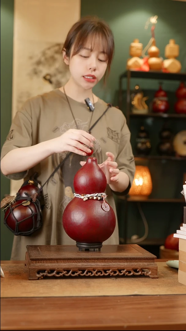 81号精品天然大漆酒葫芦一物一拍~