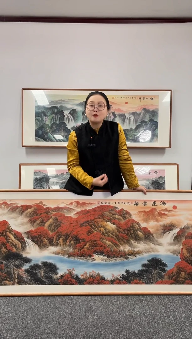 【闪购商品】国画鸿运当头210*80刘海斌老师