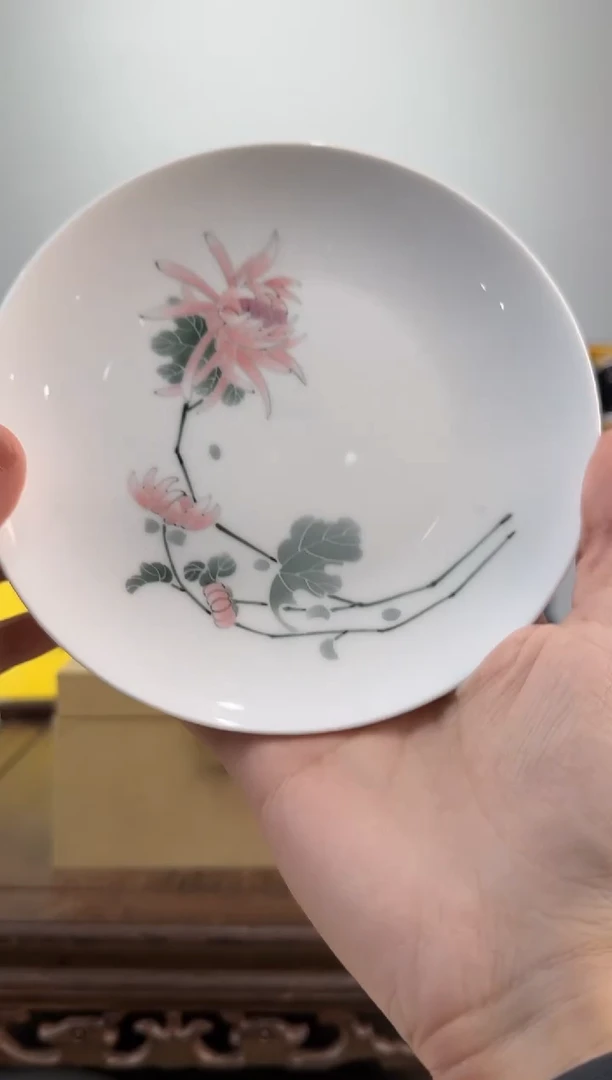 景德镇精美菊花盘