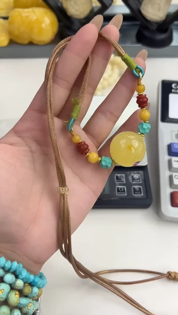 裸石琥珀未镶嵌天然琥珀蜜蜡吊坠