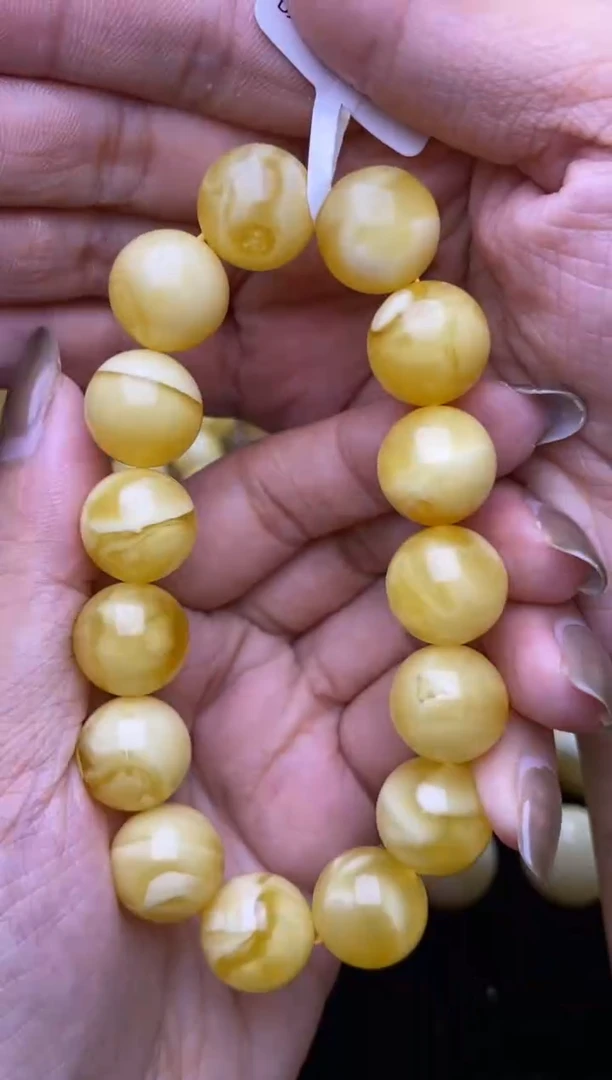 裸石琥珀未镶嵌14mm+大小姐珠宝56