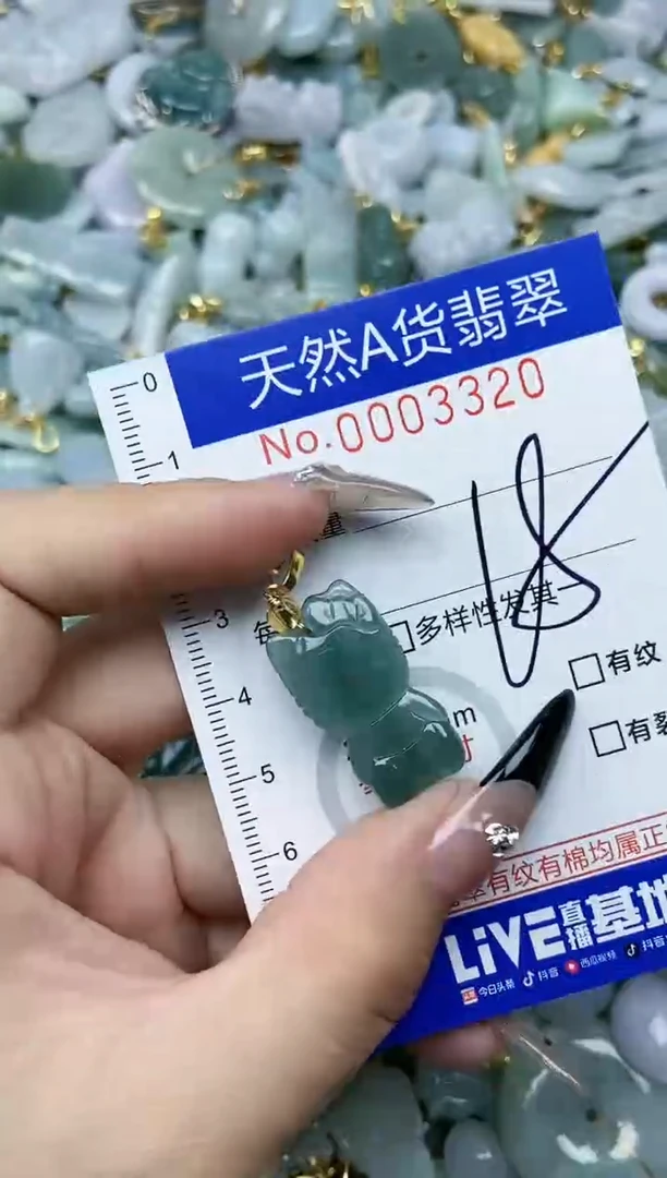 【闪购商品】翡翠颈饰未镶嵌天然A货翡翠