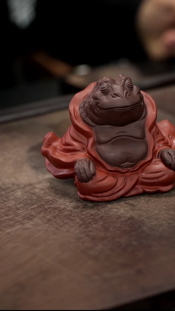 紫砂茶宠紫砂放得下