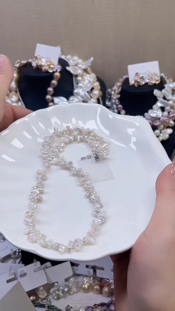 未镶嵌项链淡水珍珠【纯恬饰品】