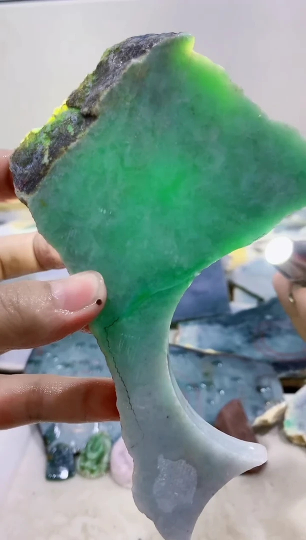 裸石翡翠0蒙0翡翠珠宝729