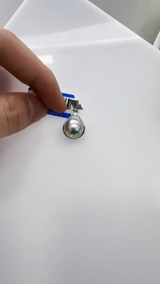 【闪购商品】海水珍珠DA银S925镶嵌v274 珍珠吊坠11