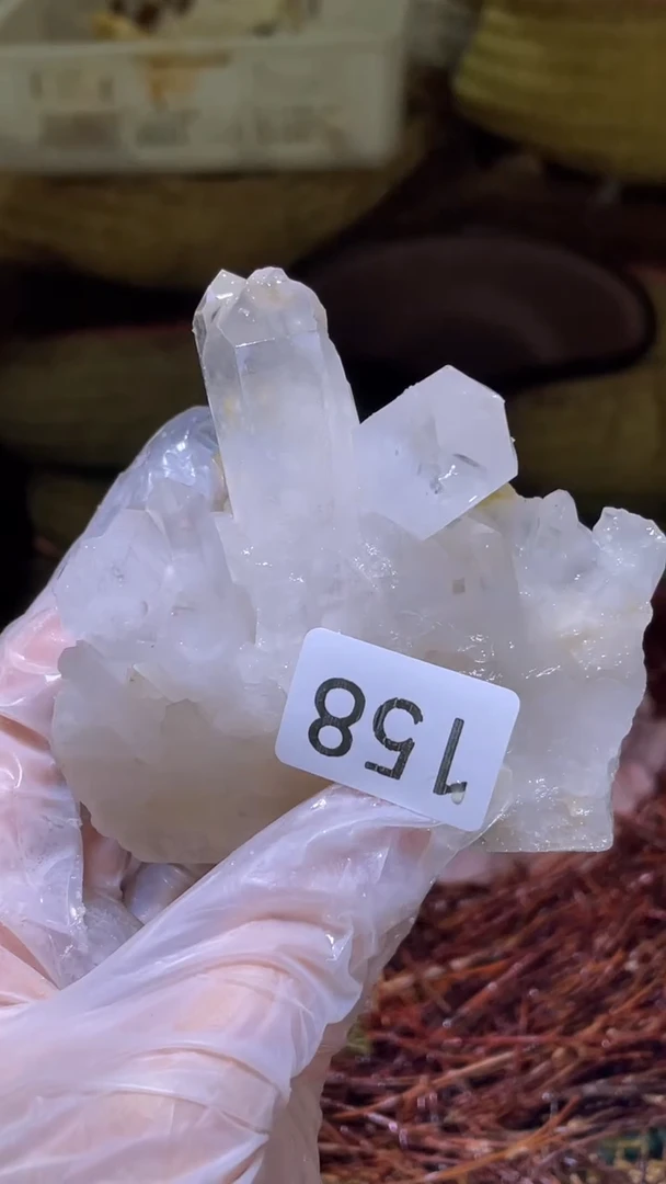 未镶嵌珠宝半成品水晶晶簇-158