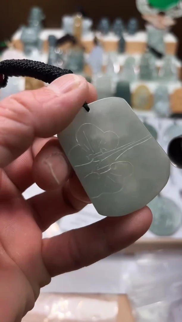 颈饰未镶嵌翡翠天然翡翠A货1028