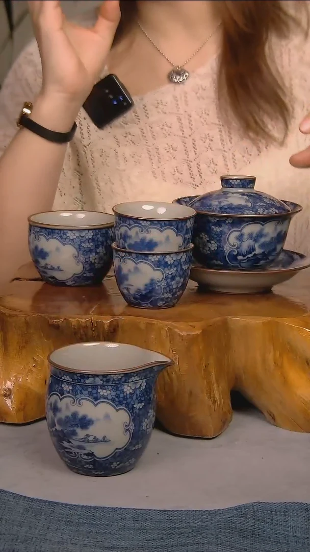 简装家用款5件套 陶瓷家用茶具系列