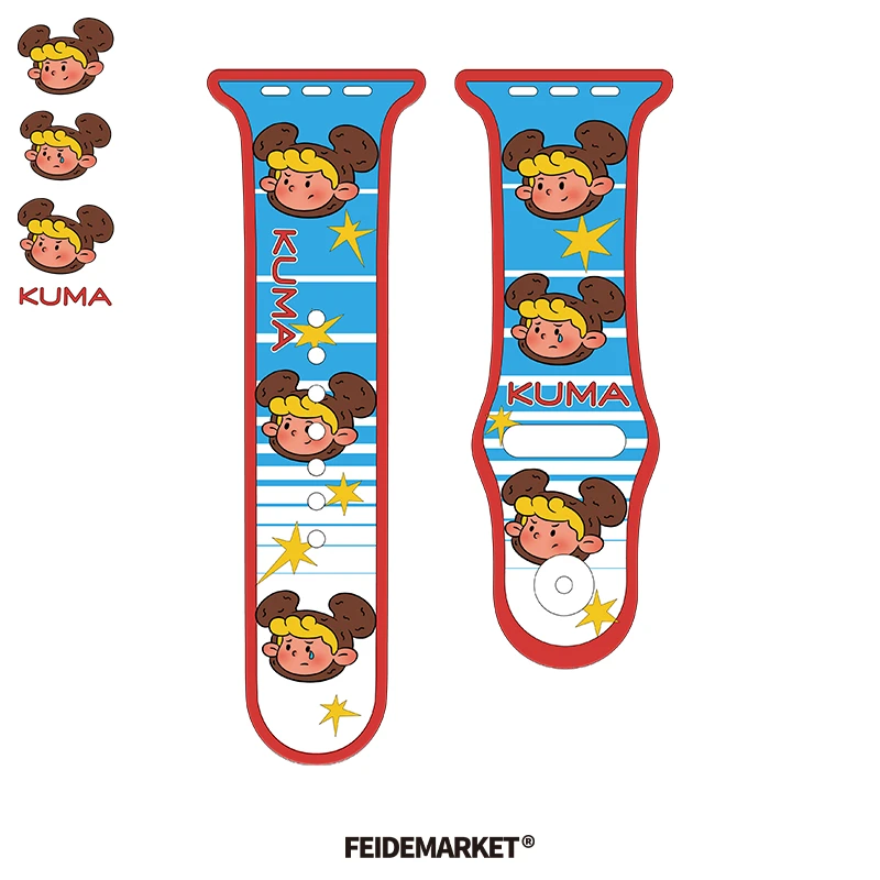 FeiDe Market 主理人合作--KUMA STAR适用AppleWatch苹果手表表带