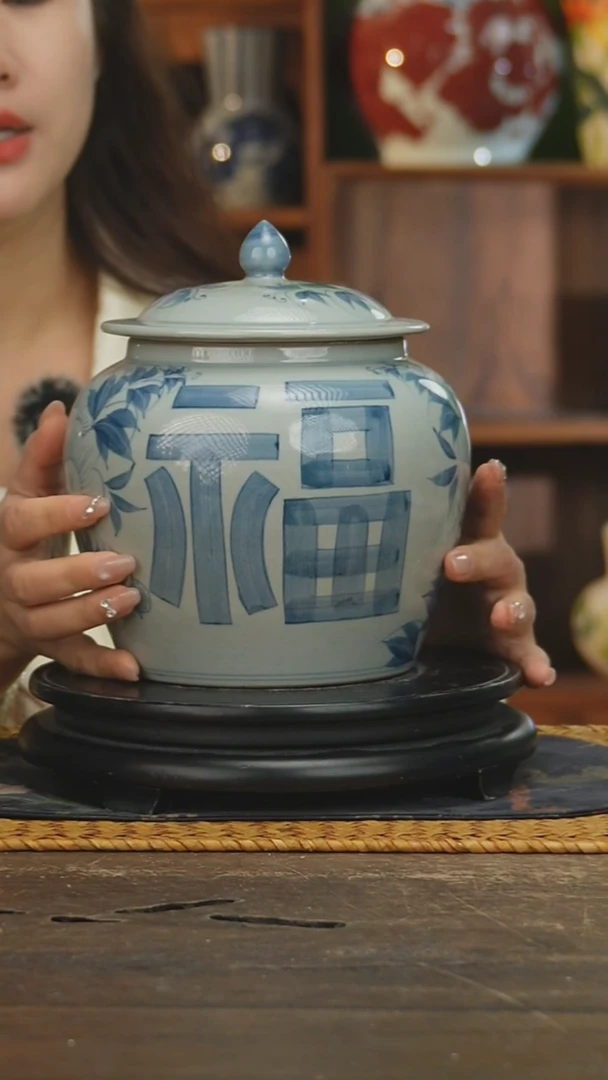 瓷片 景德镇纯手工手绘高温陶瓷