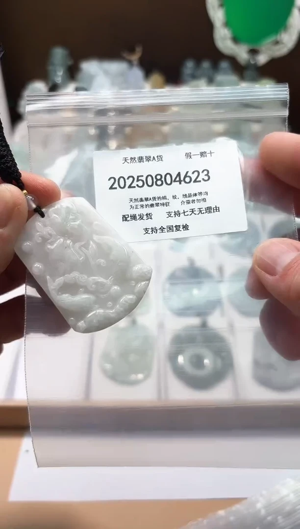 颈饰未镶嵌翡翠天然A货翡翠20250826