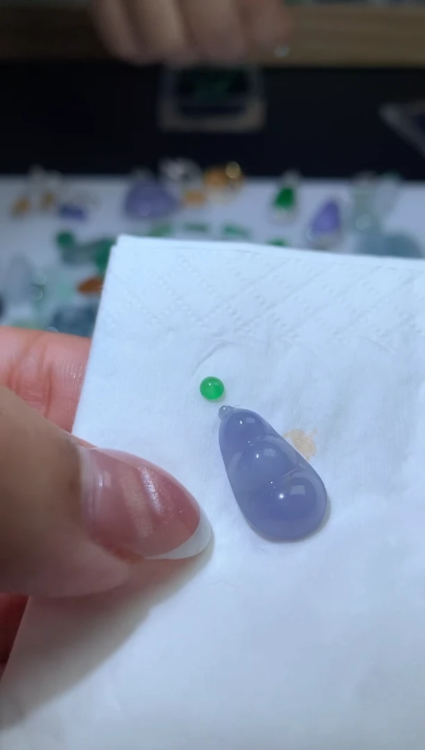 未镶嵌定制翡翠张*子毛货