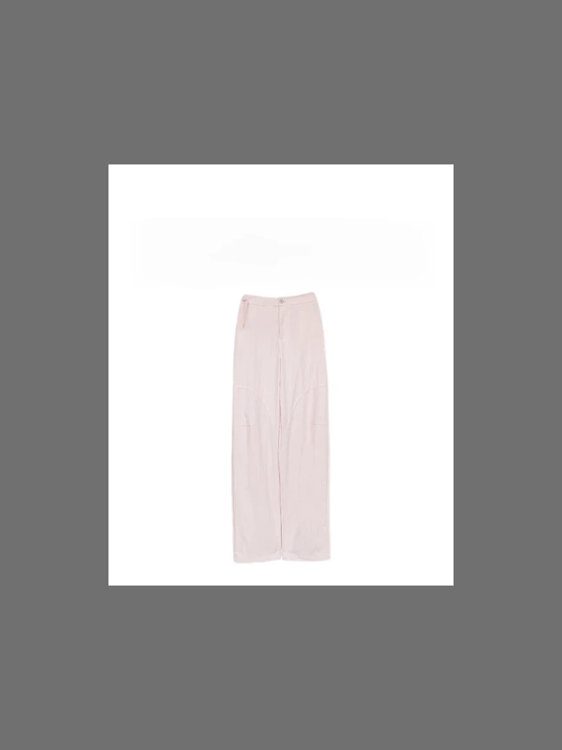 【LUXINIUYA】夏日神裤2025夏季高级薄款高腰宽松休闲裤