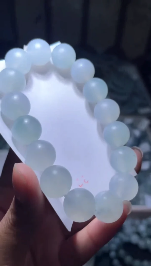 未镶嵌定制翡翠天然缅甸翡翠手串80