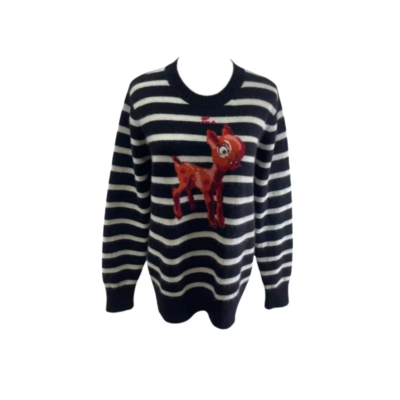 【YLANGENE】简约百搭条纹针织衫5048XYW