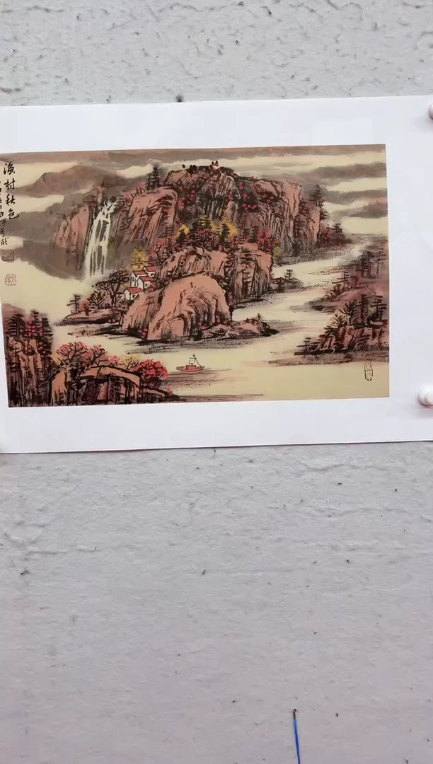 国画二十世纪画坛四大巨匠之一罗学献