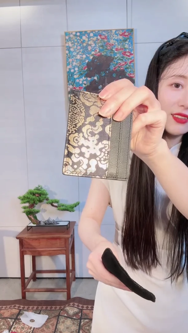 N****k南京云锦龙纹卡包