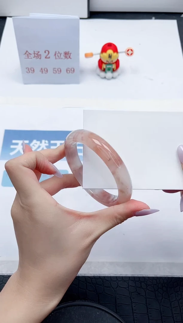 【闪购商品】石英质玉手镯未镶嵌A102-57.7