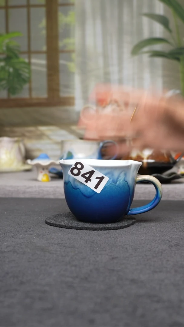 杯子陶841景德镇手工手创杯子 带冰裂纹