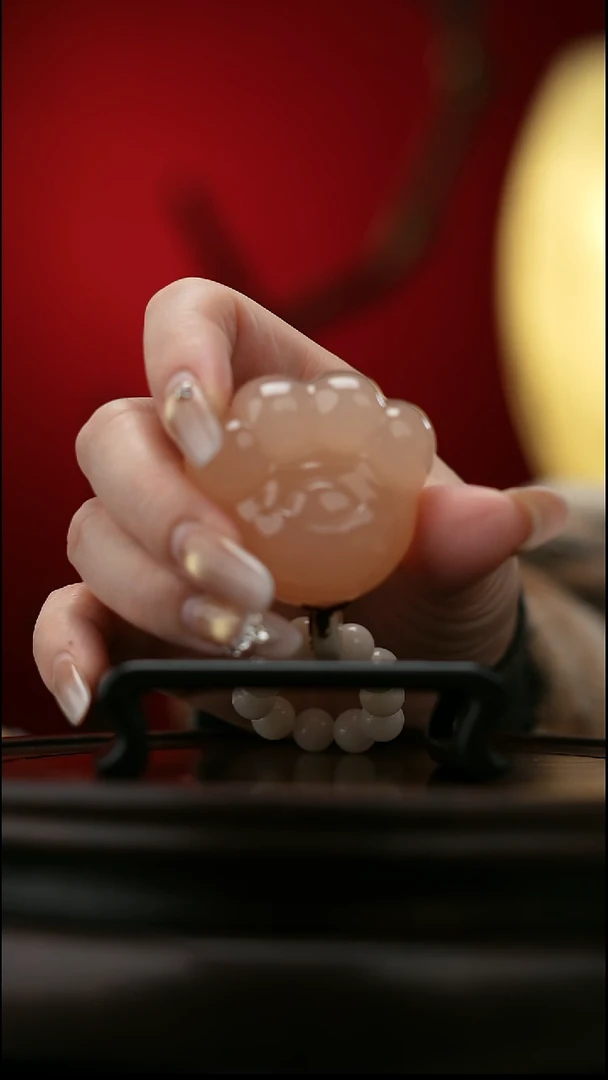 玉【小猫爪】天然玉石手把件