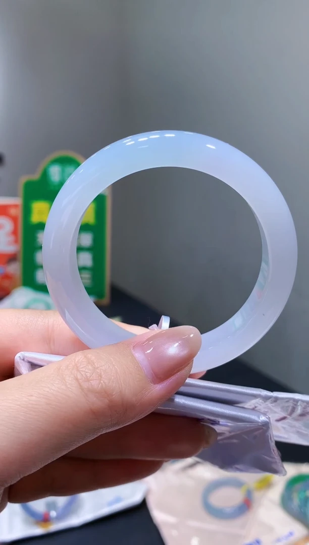 未镶嵌手镯翡翠K20天然A货缅甸翡翠53.7