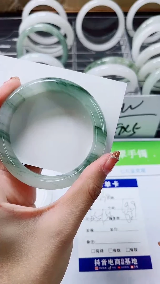 【闪购商品】石英质玉手镯未镶嵌A230-55/56
