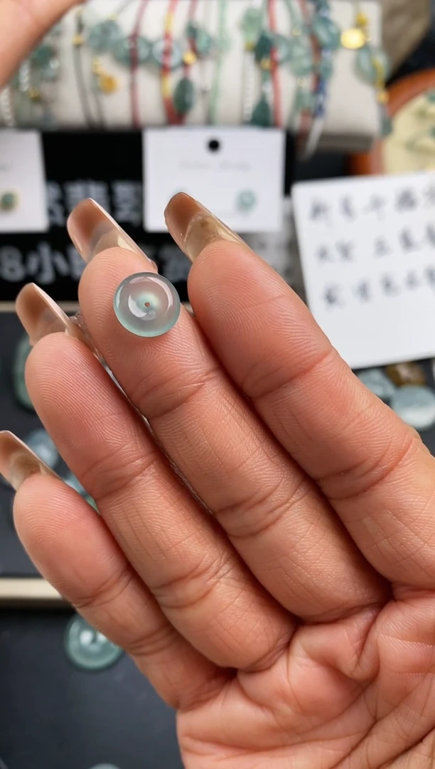 【闪购商品】翡翠裸石159平安扣~默认裸石发货