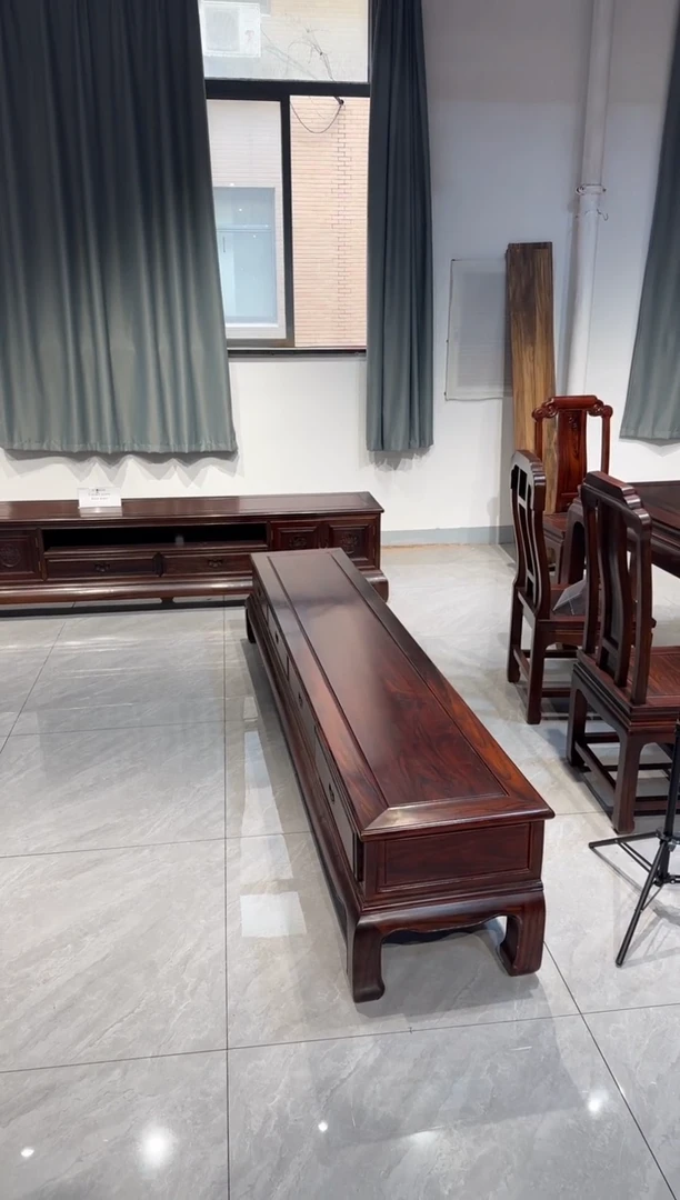 木（红木类）佑*沐四抽电视柜