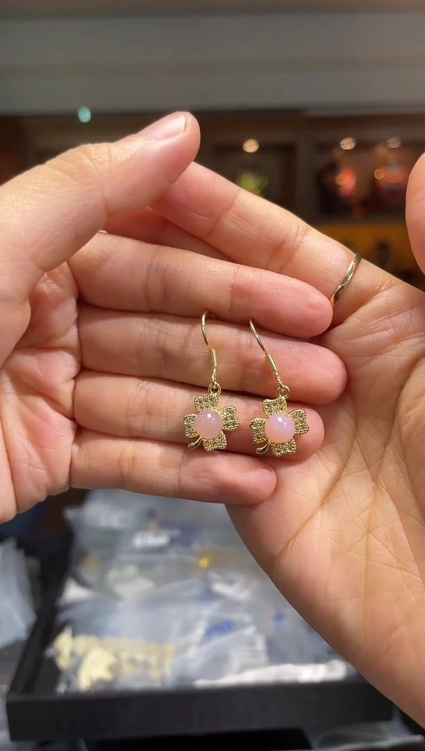 未镶嵌·玛瑙/玉髓（多样性发一对）