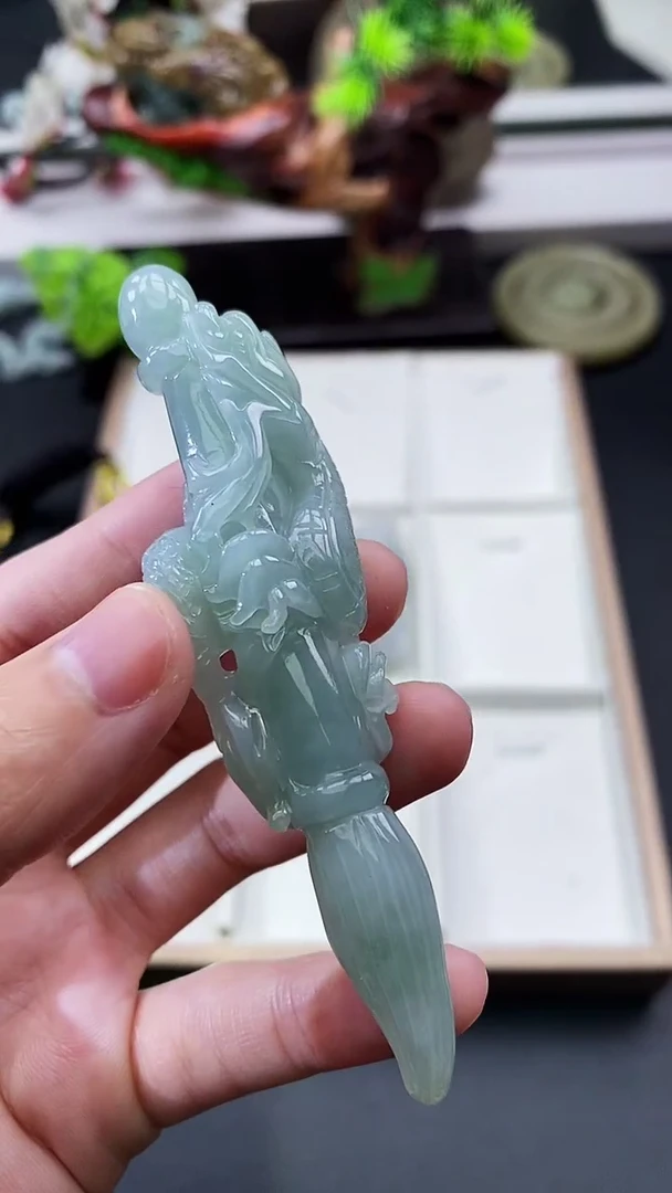 颈饰未镶嵌翡翠天然缅甸A货翡翠