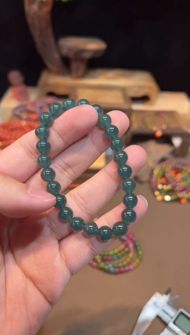 【闪购商品】翡翠手链未镶嵌7mm+手饰@@0911